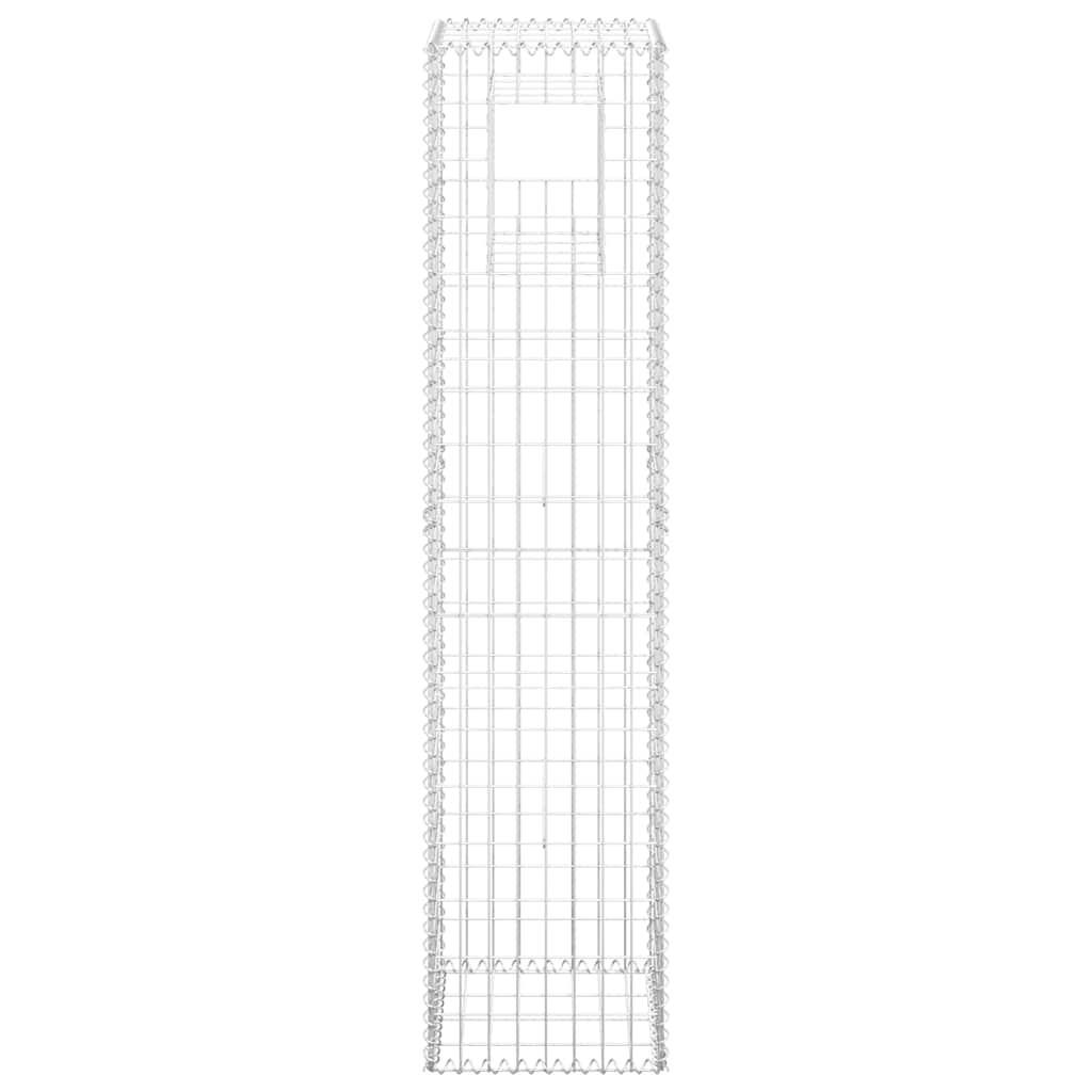 Vidaxx Gabionenpfosten 40x40x180 cm Eisen