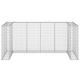 Vidaxl Schanskorf für Behälter 254x100x110 cm verzinkter Stahl