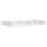 Vidaxx Gabionen-Pflanzgefäß erhöht 200x100x20 cm aus verzinktem Stahl