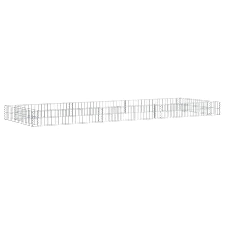 Vidaxl Gabion -Pflanzer vermehrte 300x100x20 cm verzinkter Stahl