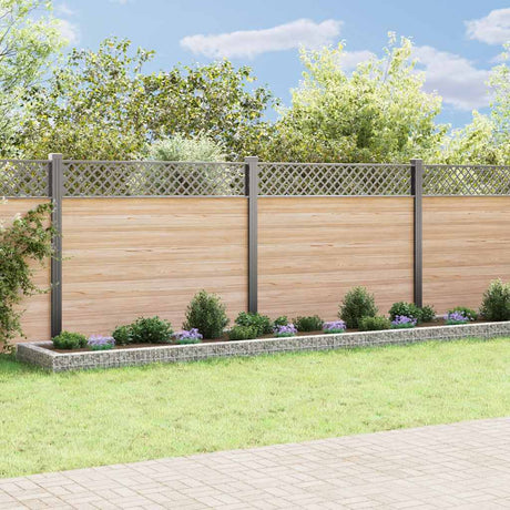 Vidaxl Gabion -Pflanzer erhöhte 800x100x20 cm verzinkter Stahl