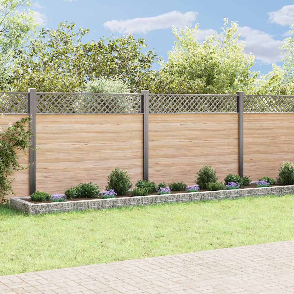 Vidaxl Gabion -Pflanzer erhöhte 800x100x20 cm verzinkter Stahl