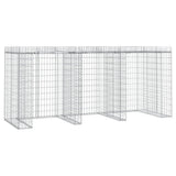 Vidaxl Schans Korb für Mülldose 270 x 91 x 1220 cm verzinktes Eisen