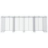 Vidaxl Schans Korb für Müll CAN 350 x 91 x 1220 cm verzinktes Eisen