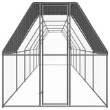 Vidaxl Chicken Coop 2x12x2 m verzinkter Stahl