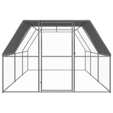 Vidaxl Chicken Coop 3x6x2 m verzinkter Stahl