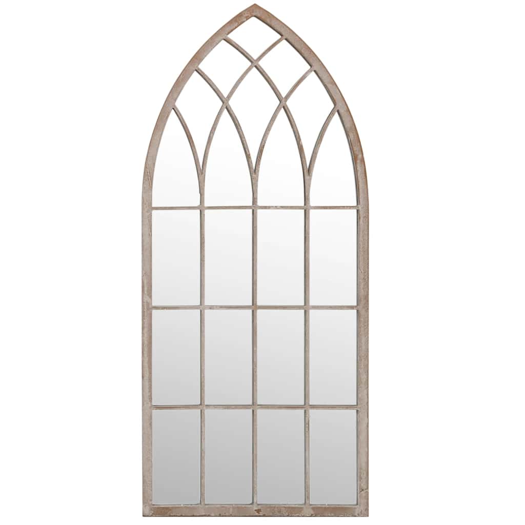 Vidaxl Garden Mirror 100x45 cm Eisensand -gelöscht