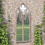 Vidaxl Garden Mirror 100x45 cm Eisensand -gelöscht