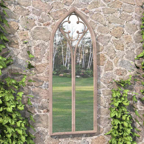 Vidaxl Garden Mirror 70 x 30 cm Eisensand -gelöscht