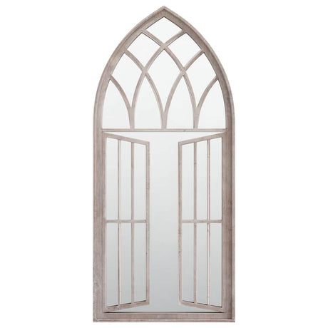 Vidaxl Garden Mirror 100x45 cm Eisensand -gelöscht