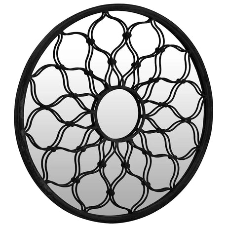 Vidaxl Gartenspiegel um 40 x 3 cm Eisen schwarz