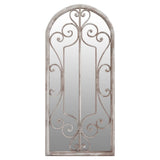 Vidaxl Garden Mirror 100x45 cm Eisensand -gelöscht