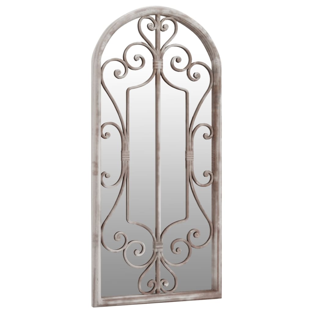 Vidaxl Garden Mirror 100x45 cm Eisensand -gelöscht