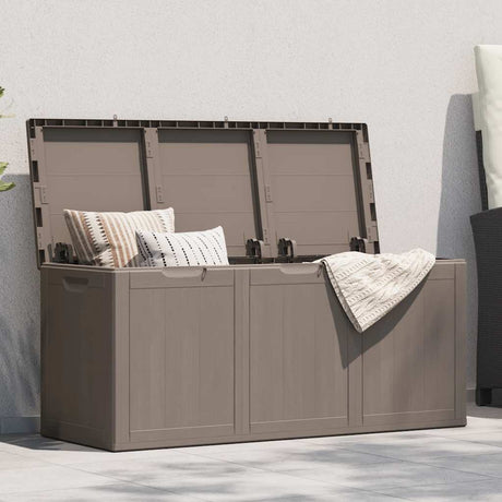 Vidaxl tuinbox 270 l pp houtlook bruin