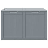 Vidaxl tuinbox 180 l pp houtlook grijs