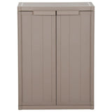Vidaxl tuinkast 65x45x88 cm polypropyleen hout-look bruin