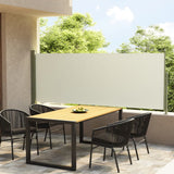 Vidaxl Garden Screen ausziehbar 117x300 cm Creme
