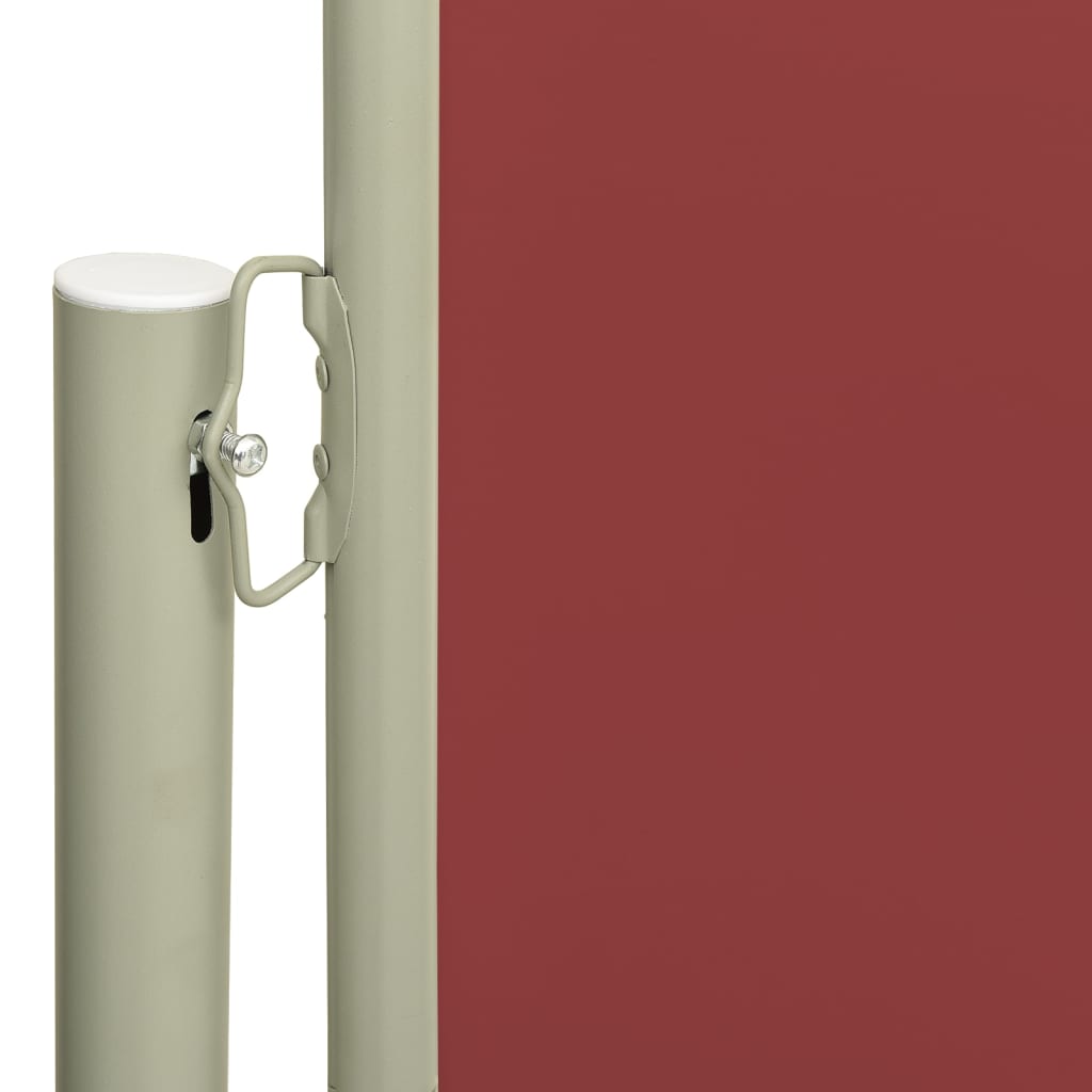 VIDAXL -Windschutzscheibe ausziehbar 117x300 cm rot