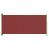 Vidaxl Garden Bildschirm ausziehbar 140x300 cm rot