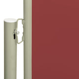 Vidaxl Garden Bildschirm ausziehbar 140x300 cm rot