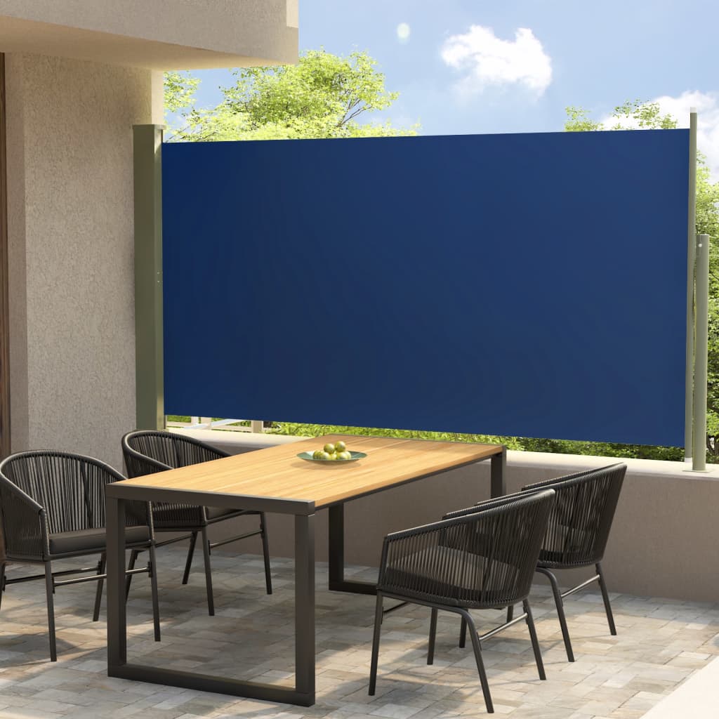 VidaXL Garden screen Extendable 160x300 cm blue