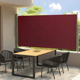 Vidaxl Garden Bildschirm ausziehbar 160 x 300 cm rot
