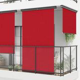 Vidaxl Balkon Bildschirm 165x250 cm rot