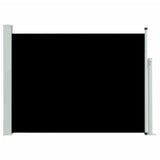 Vidaxl Garden Bildschirm ausziehbar 117x500 cm Schwarz