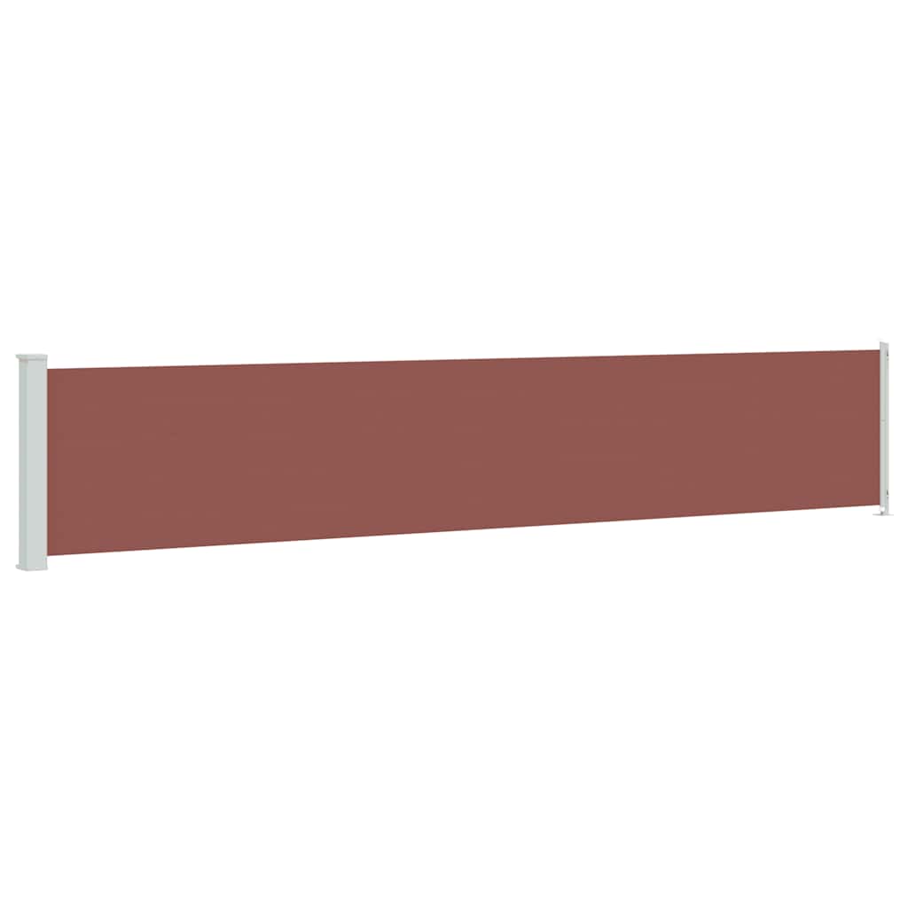 Vidaxl Garden Bildschirm Ausziehbar 117x600 cm Braun