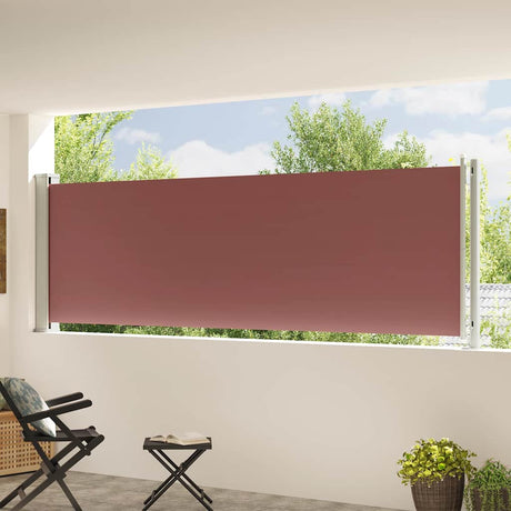 Vidaxx ausziehbarer Gartenschirm 117x600 cm braun