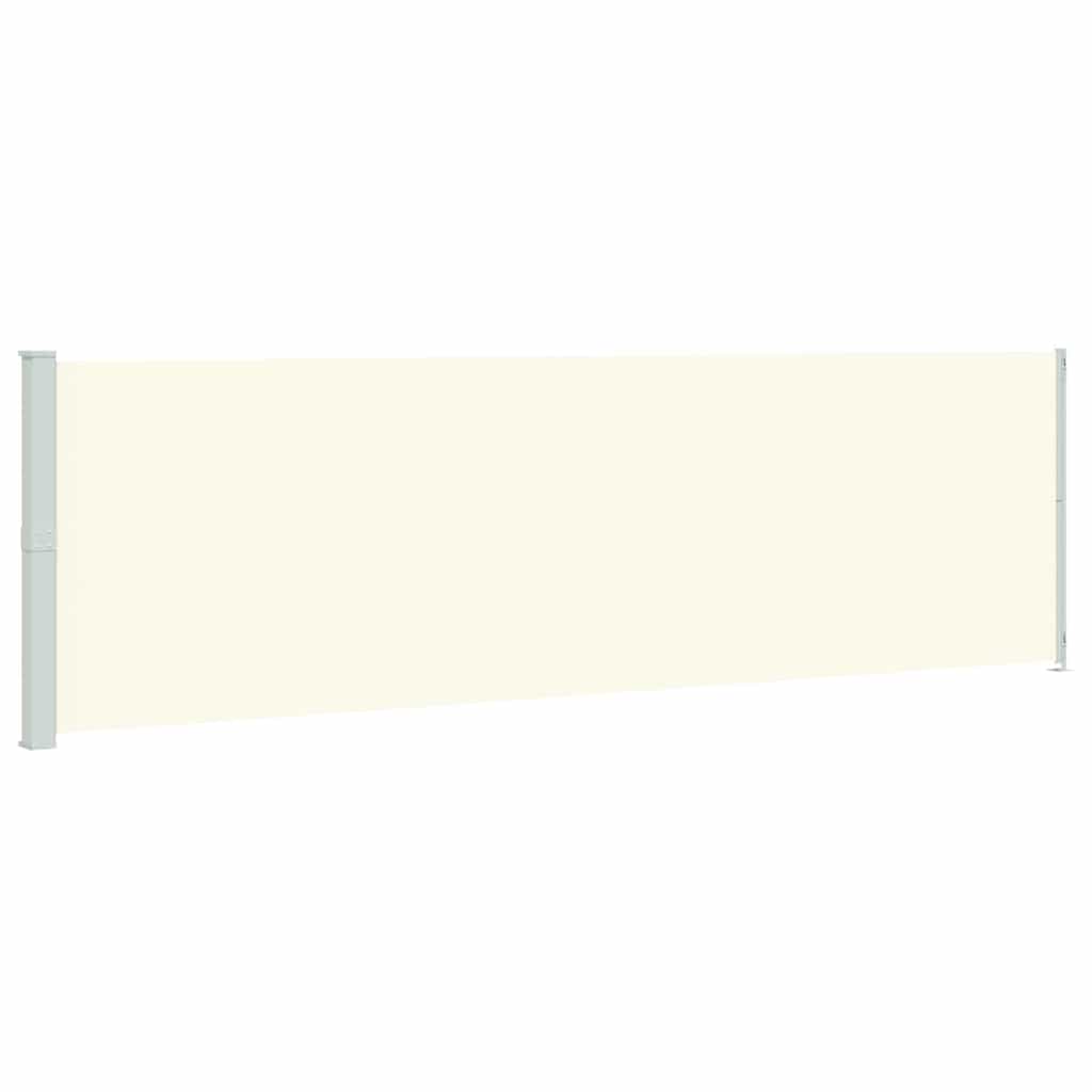 Vidaxx ausziehbarer Gartenschirm 180x600 cm creme