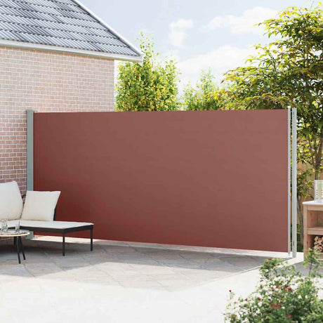 Vidaxl Garden Bildschirm ausziehbar 200x600 cm braun