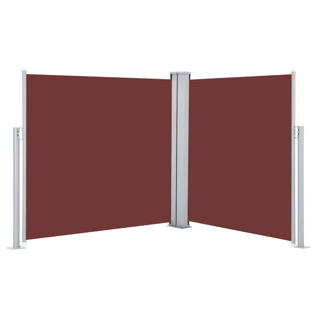 Vidaxl Windschutzscheibe ausziehbar 117x600 cm Braun
