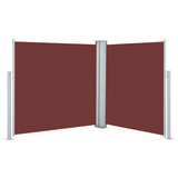 Vidaxl Windschutzscheibe ausziehbar 117x600 cm Braun
