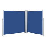 Vidaxl Windschutzscheibe ausziehbar 117x600 cm blau