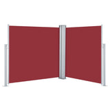 VIDAXL -Windschutzscheibe ausziehbar 117x600 cm rot