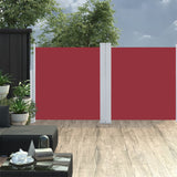 VIDAXL -Windschutzscheibe ausziehbar 117x600 cm rot
