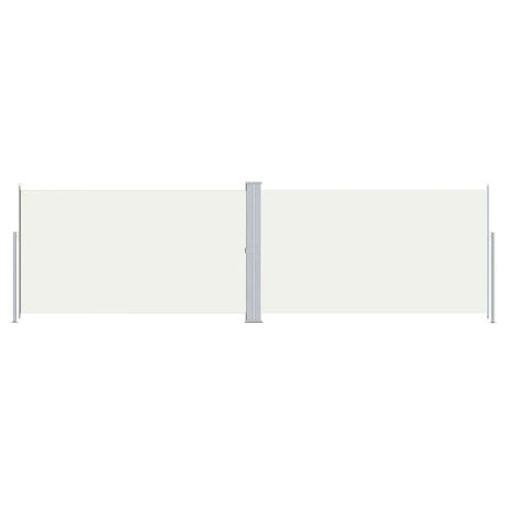 Vidaxl Windschutzscheibe ausziehbar 180 x 600 cm cremefarben