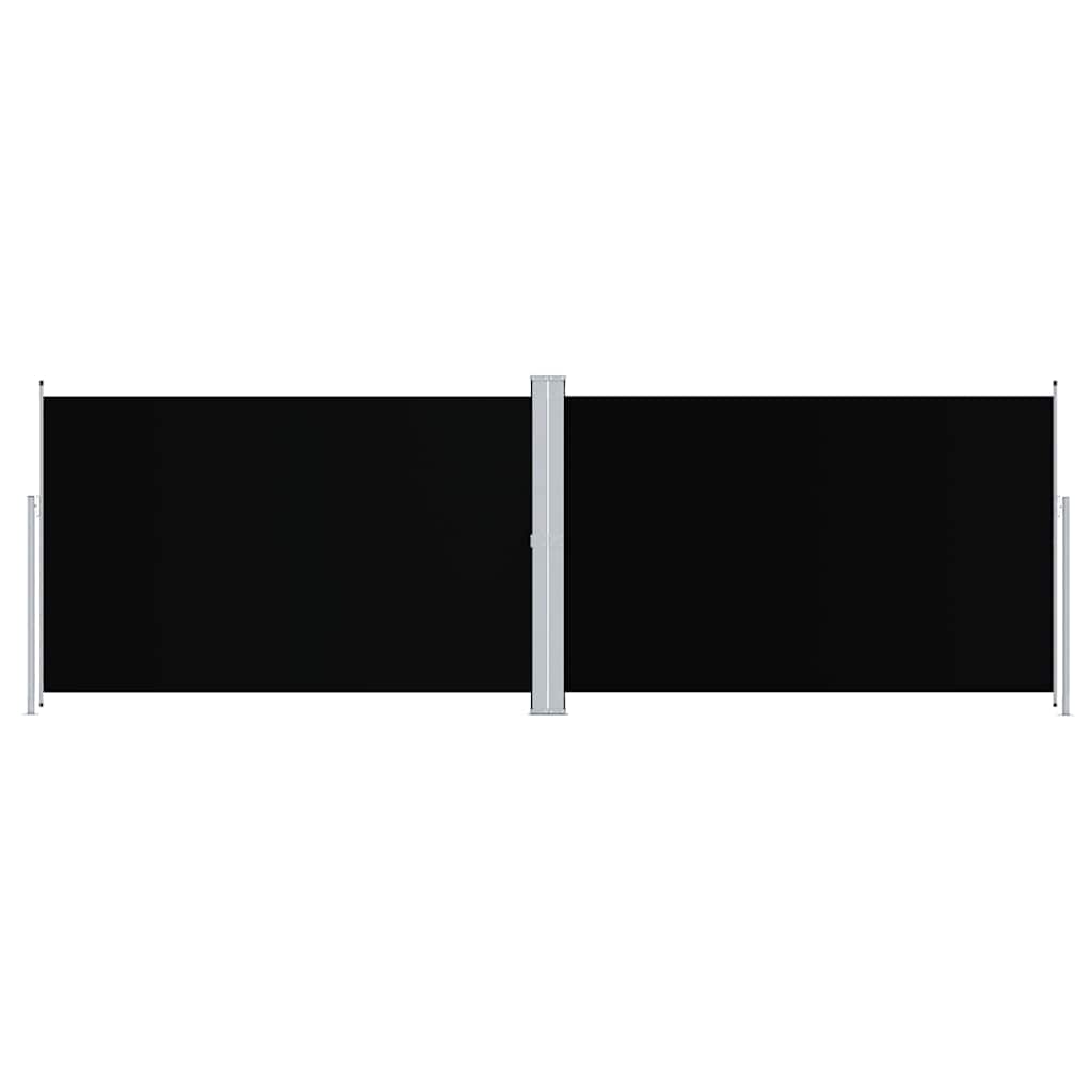 VIDAXL -Windschutzscheibe aus Erweiterbar 200x600 cm schwarz