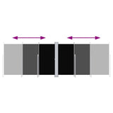 VIDAXL -Windschutzscheibe aus Erweiterbar 200x600 cm schwarz