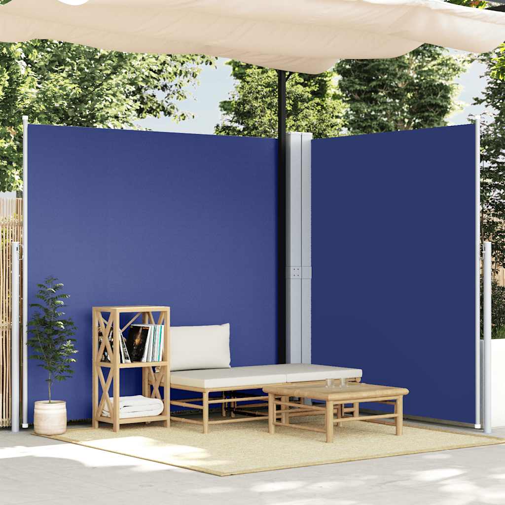 VIDAXL -Windschutzscheibe aus Erweiterbar 200x600 cm blau