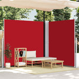 VIDAXL -Windschutzscheibe aus erweiterbares 200x600 cm rot