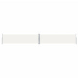 VIDAXL -Windschutzscheibe extendable 140x1000 cm cremefarben