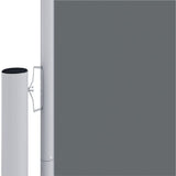 VIDAXL -Windschutzscheibe 160x1000 cm Anthrazit -ausziehbar