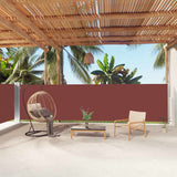 VIDAXL -Windschutzscheibe 160x1000 cm Braun