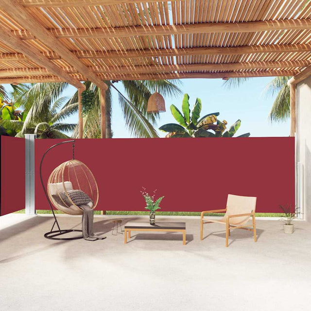 VIDAXL -Windschutzscheibe 180x1000 cm rot