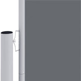 VIDAXL -Windschutzscheibe ausziell 220x1000 cm Anthrazit -geläutet