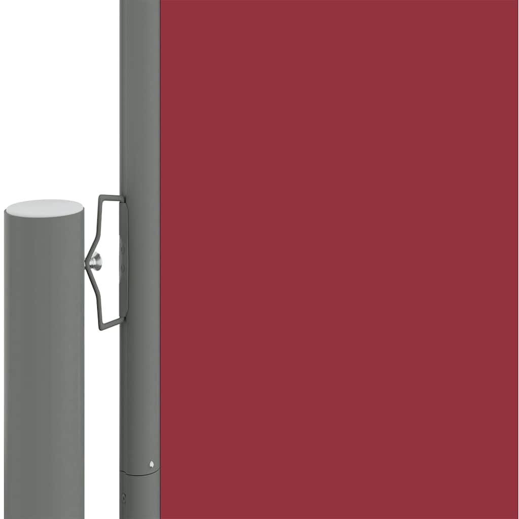 VIDAXL -Windschutzscheibe ausziehbar 220x1000 cm rot