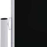 Vidaxl Windschutzscheibe ausziehbar 117x1200 cm Schwarz