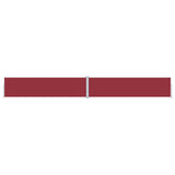 VIDAXL -Windschutzscheibe ausziell 160 x 1200 cm rot